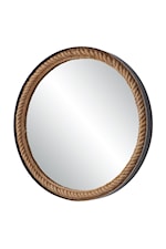 Uttermost Bolton Rustic Bolton Round Rope Mirror