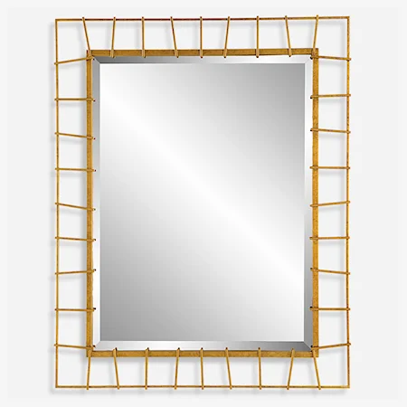 Townsend Antiqued Gold Mirror