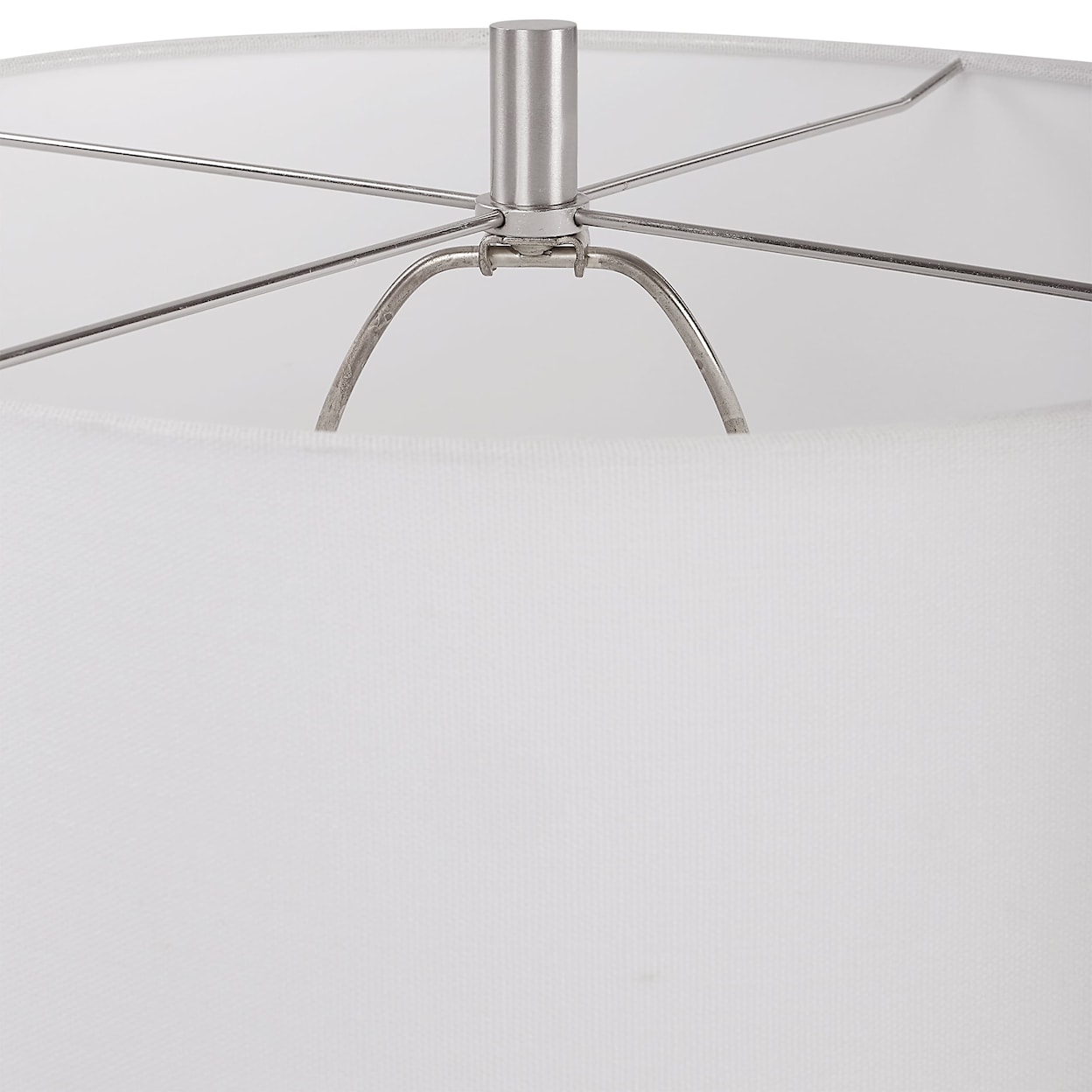 Uttermost Loop Loop White Glaze Table Lamp