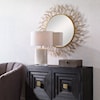 Uttermost Into The Woods Into The Woods Gold Round Mirror