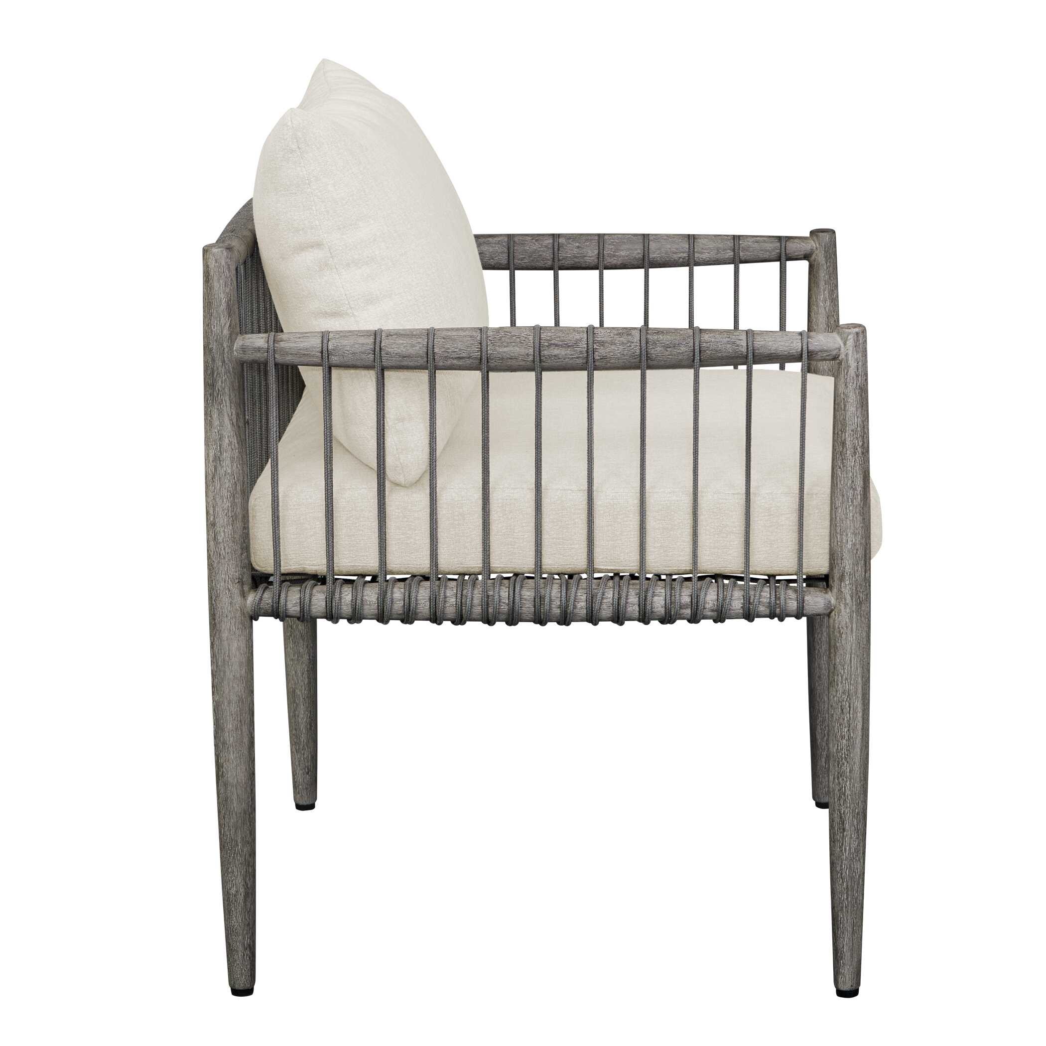 Uttermost Borneo Borneo White Outdoor Dining Chair