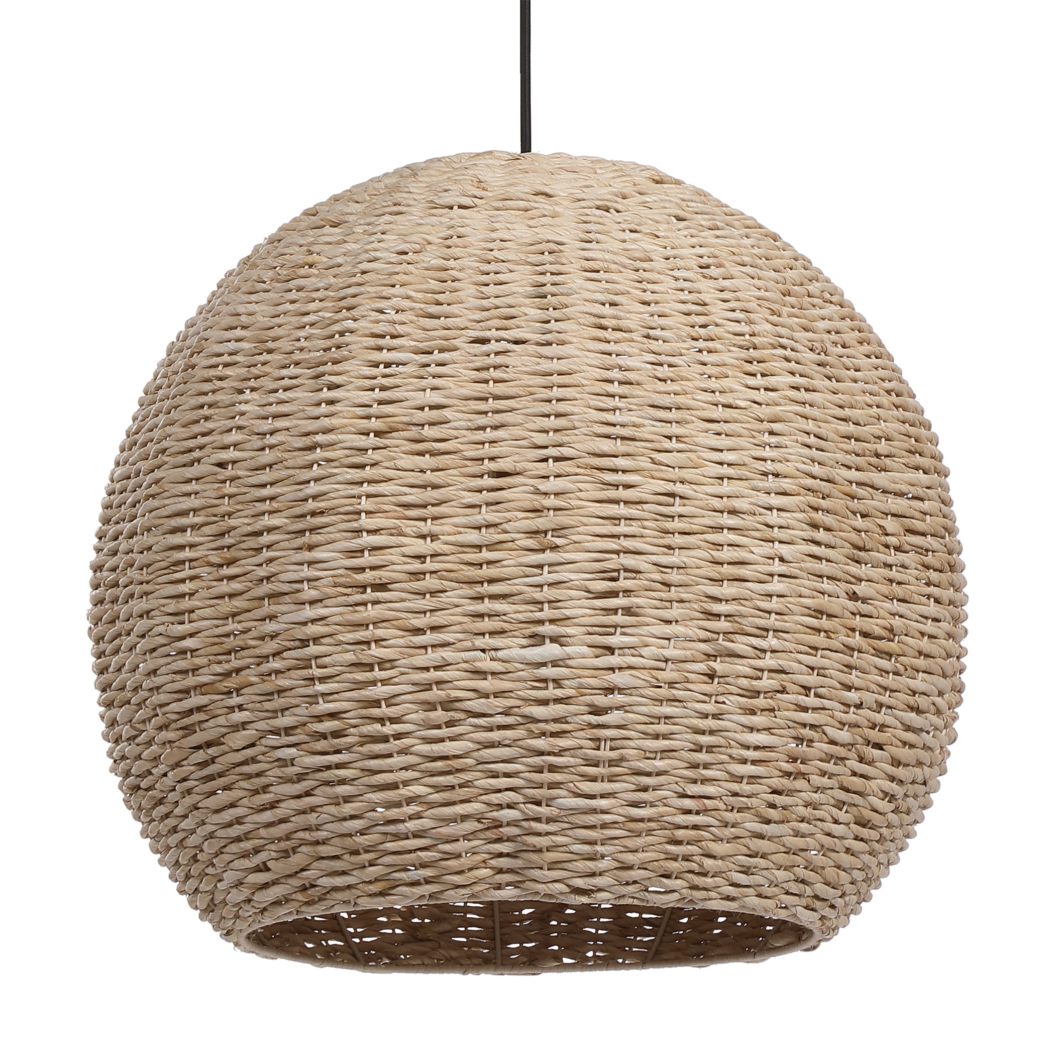 large seagrass pendant table lamp brown