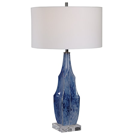 Blue Table Lamp