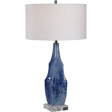 Blue Table Lamp