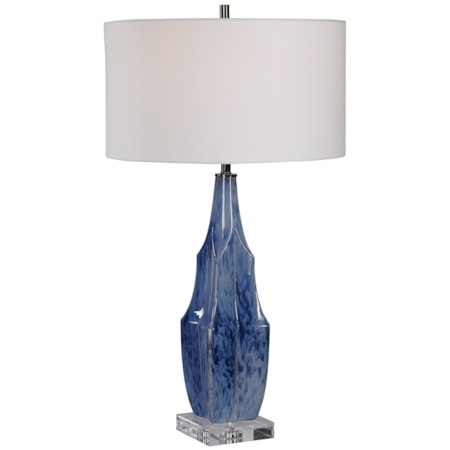 Blue Table Lamp