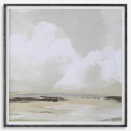 Soft Clouds Framed Print