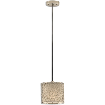 Brandon Silver 1 Light Mini Hanging Shade