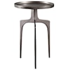 Uttermost Accent Furniture - Occasional Tables Kenna Nickel Accent Table