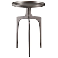 Kenna Nickel Accent Table