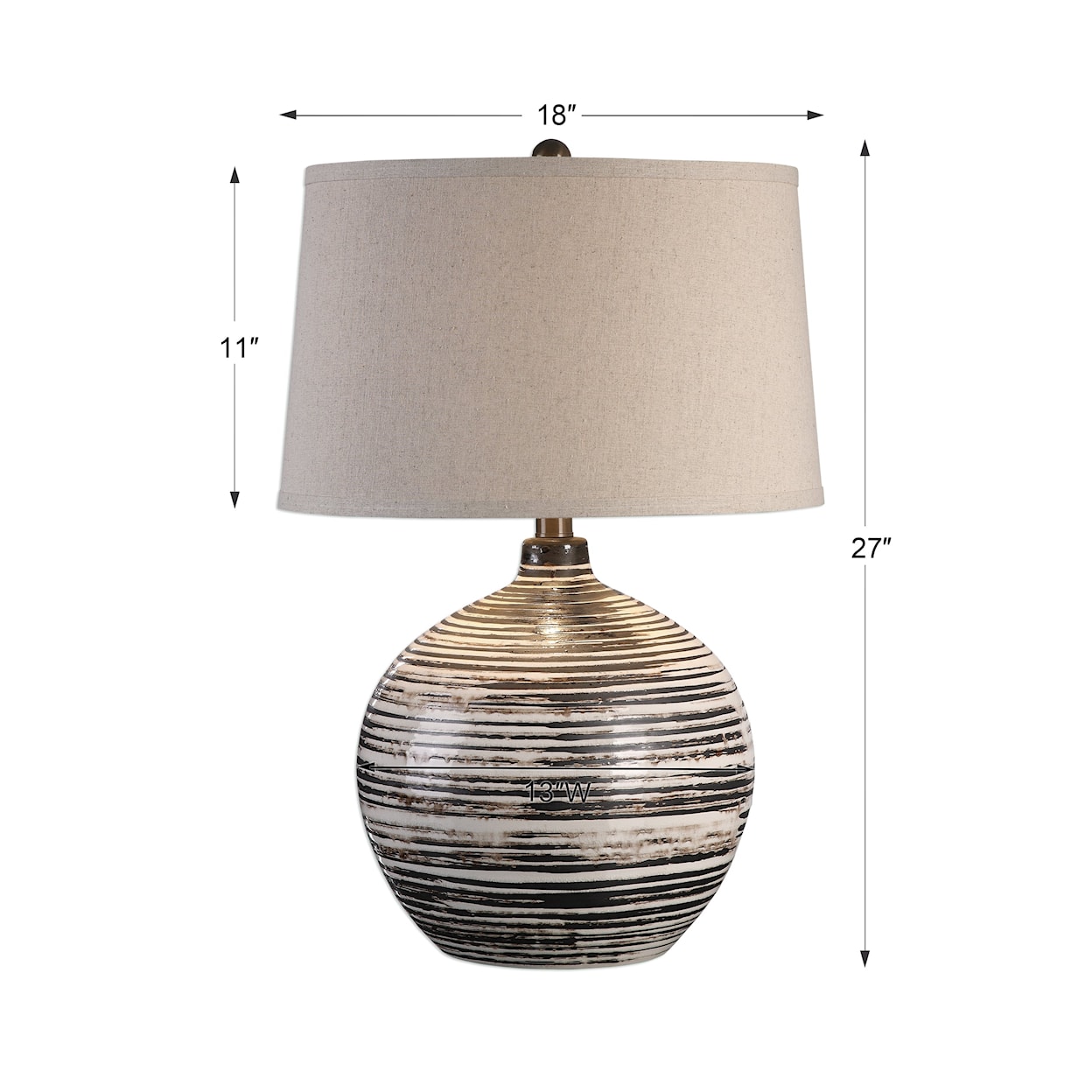 Uttermost Table Lamps Bloxom Table Lamp