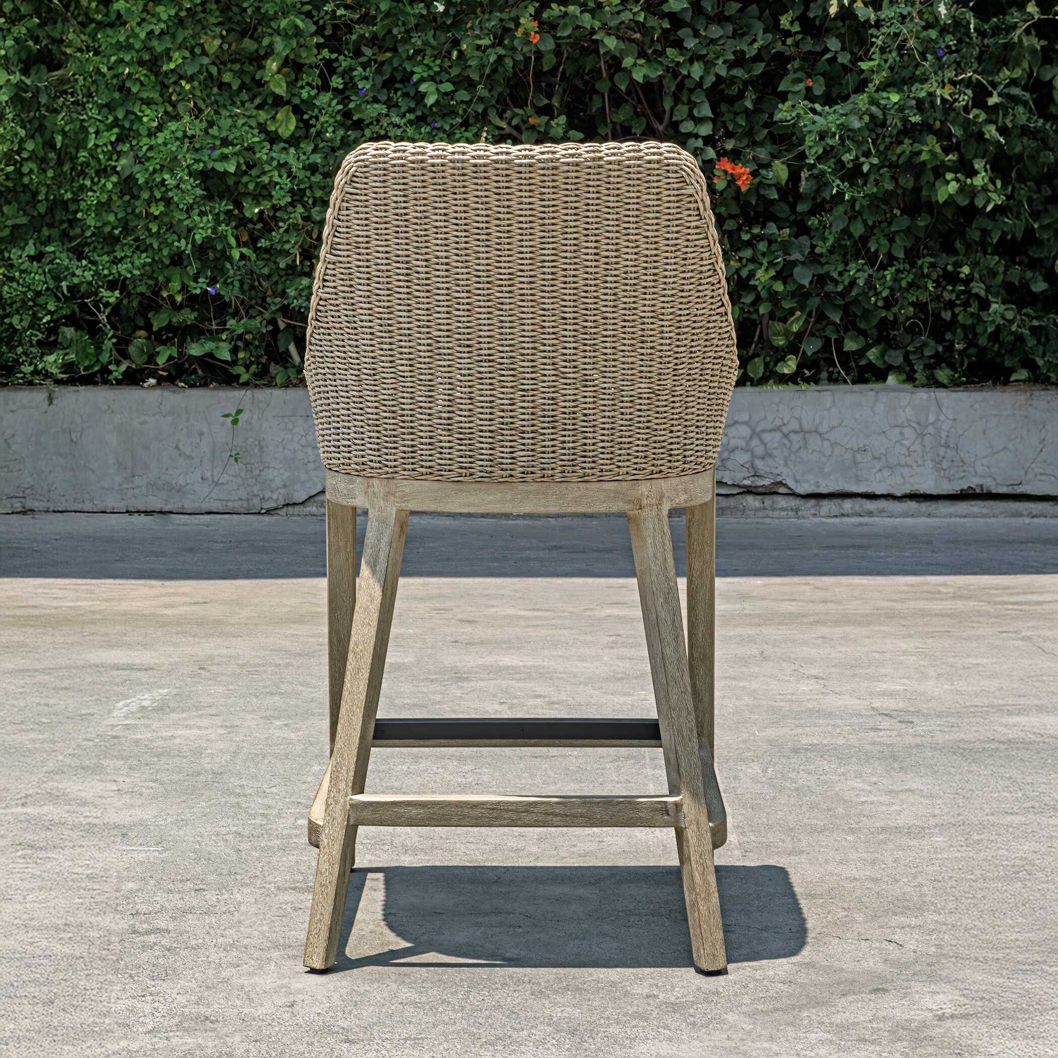 Paloma Outdoor Wicker Counter Stool