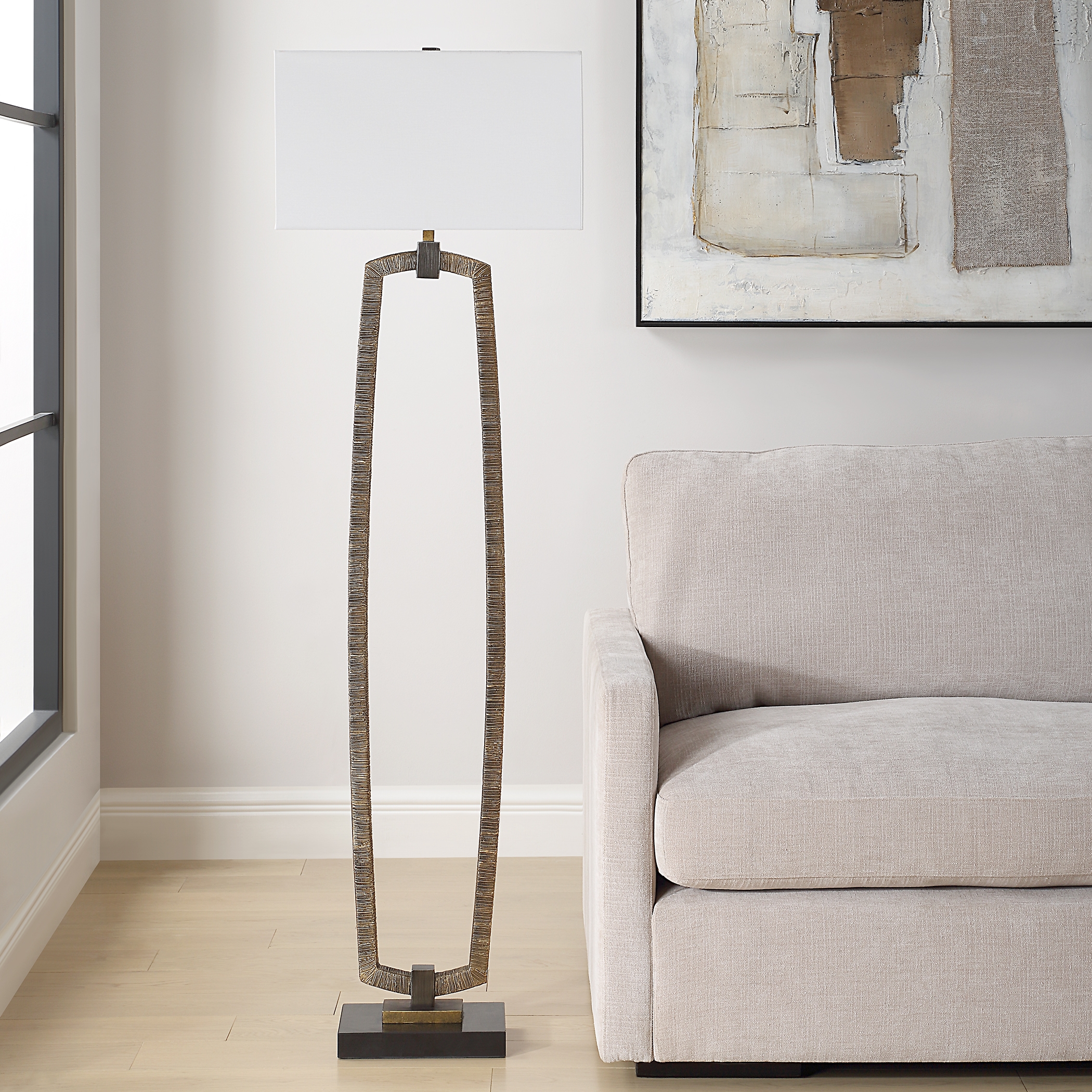 Relic Gold Floor Lamp
