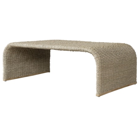 Woven Seagrass Coffee Table