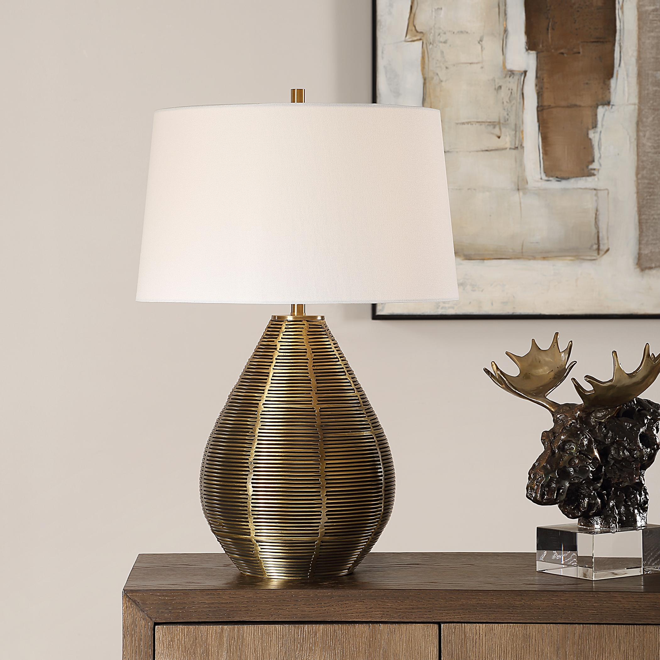 Uttermost Knowles Knowles Brass Table Lamp