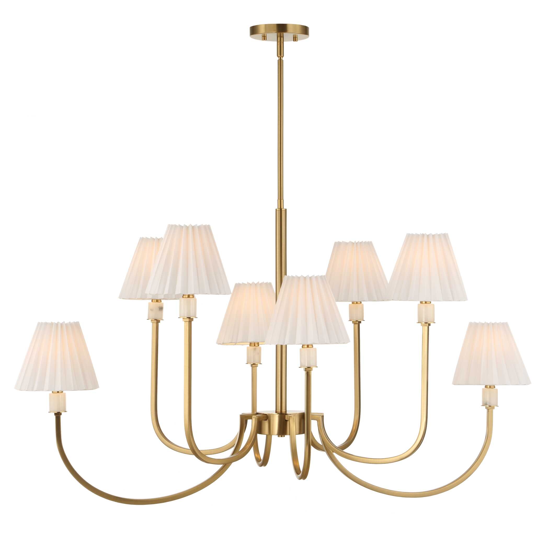 Uttermost Poppins Poppins 8 Light Brass Chandelier