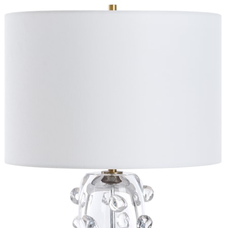 Aura Clear Glass Table Lamp