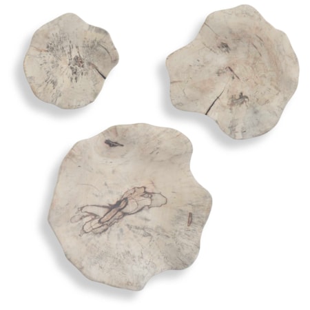 Teo Bleached Wood Wall Decor