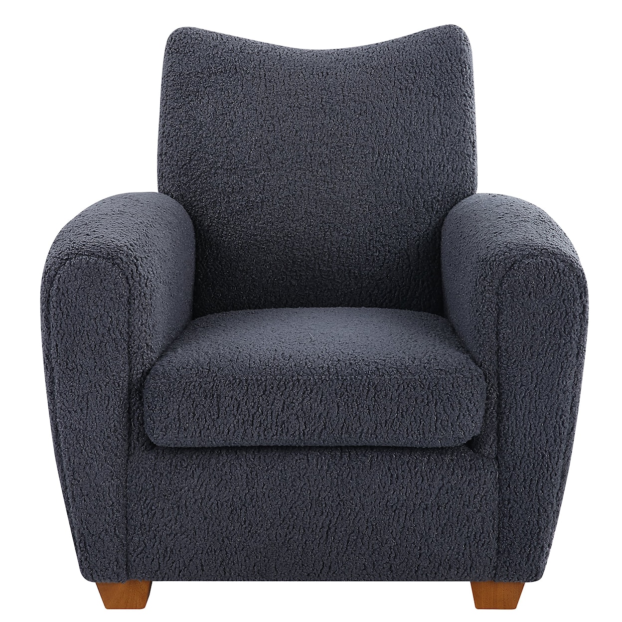 Uttermost Teddy Gray Faux Shearling Accent Chair