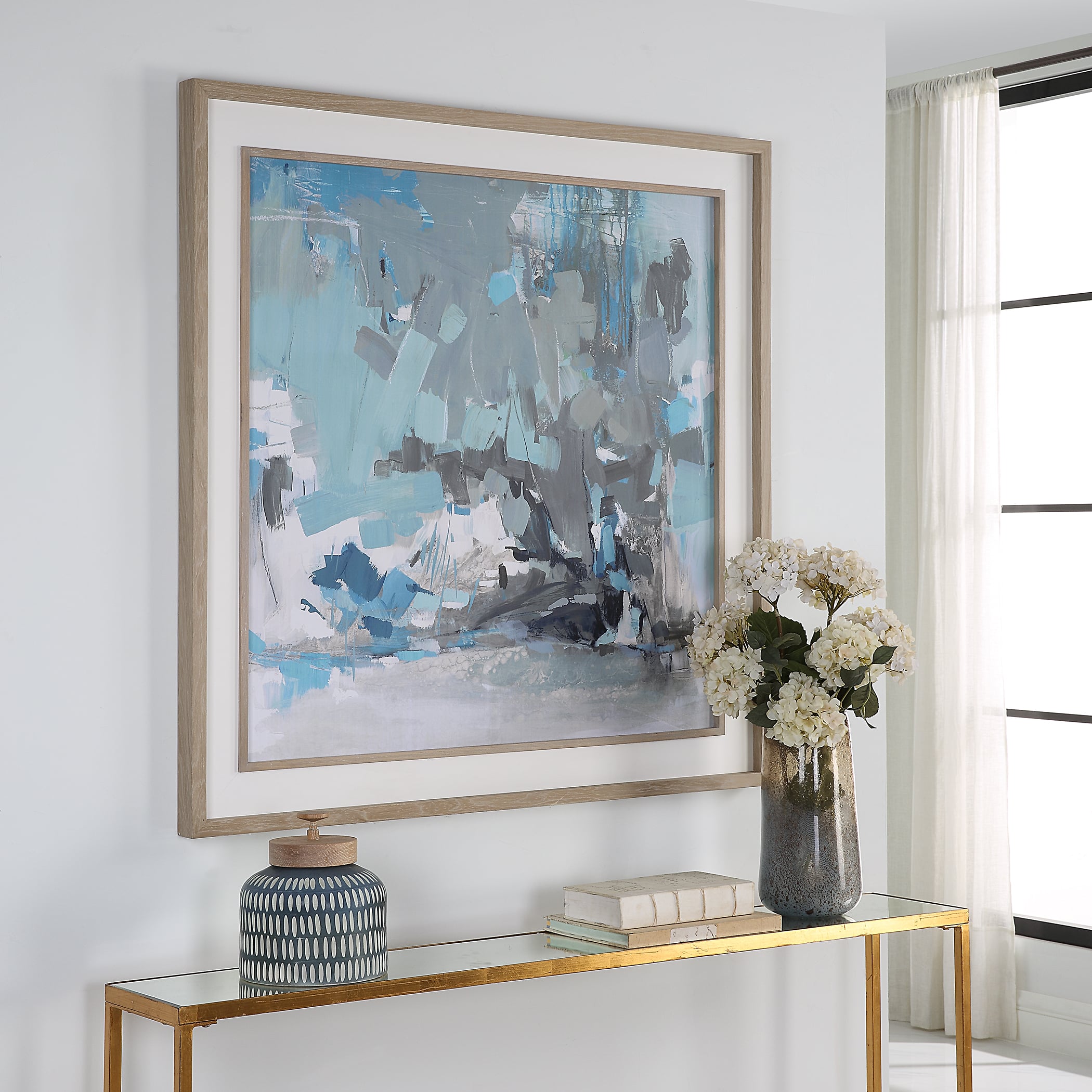 Uttermost Misty Moonlight Misty Moonlight Abstract Framed Print