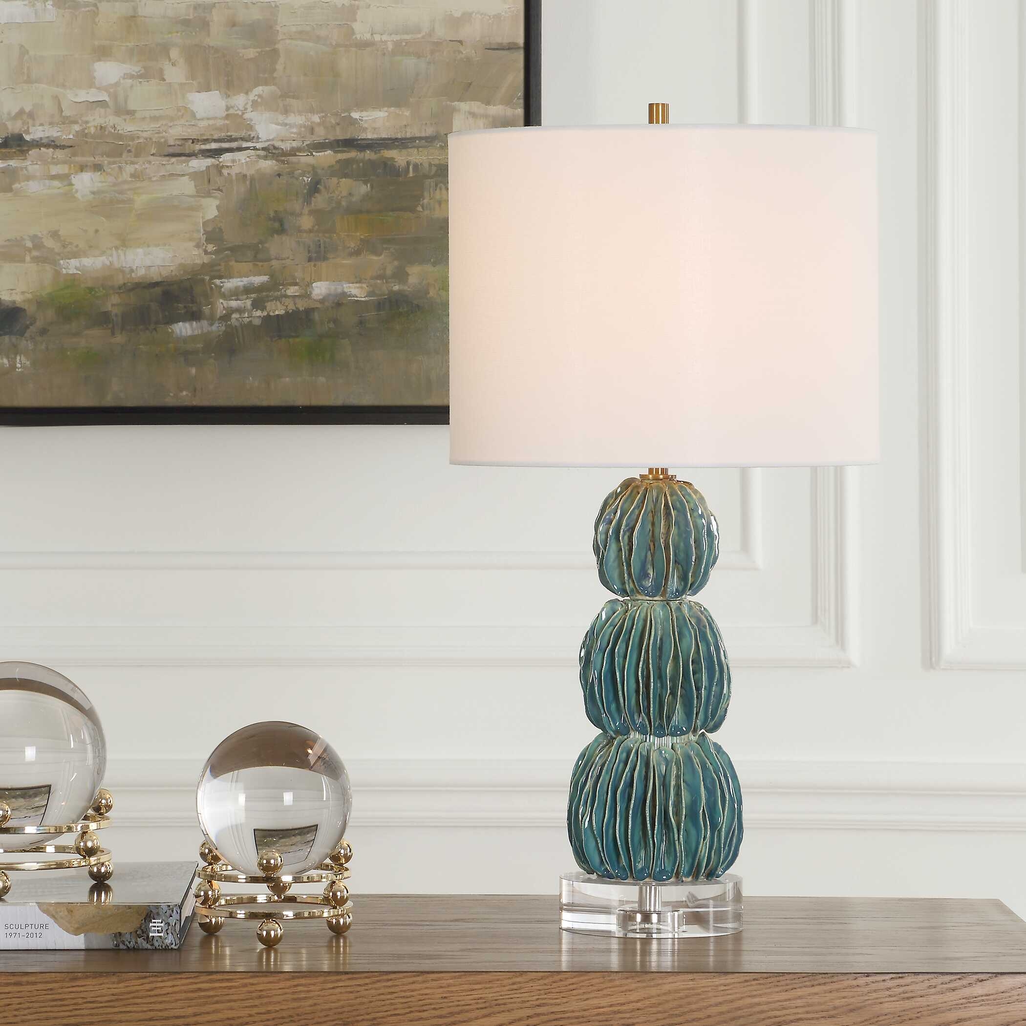 Uttermost Bonaire Bonaire Teal Blue Table Lamp