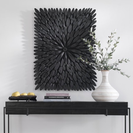 Bahama Black Wood Wall Decor