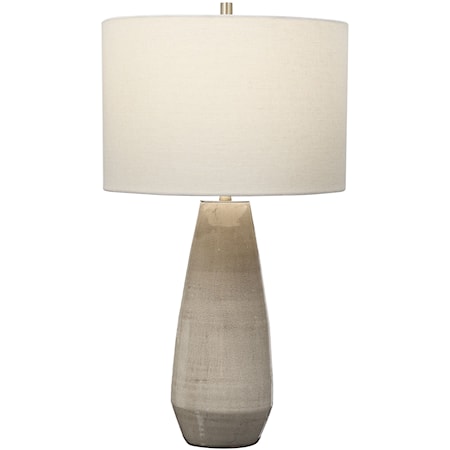 Taupe-Gray Table Lamp