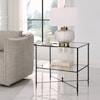 Uttermost Henzler Henzler Mirrored Steel Lamp Table