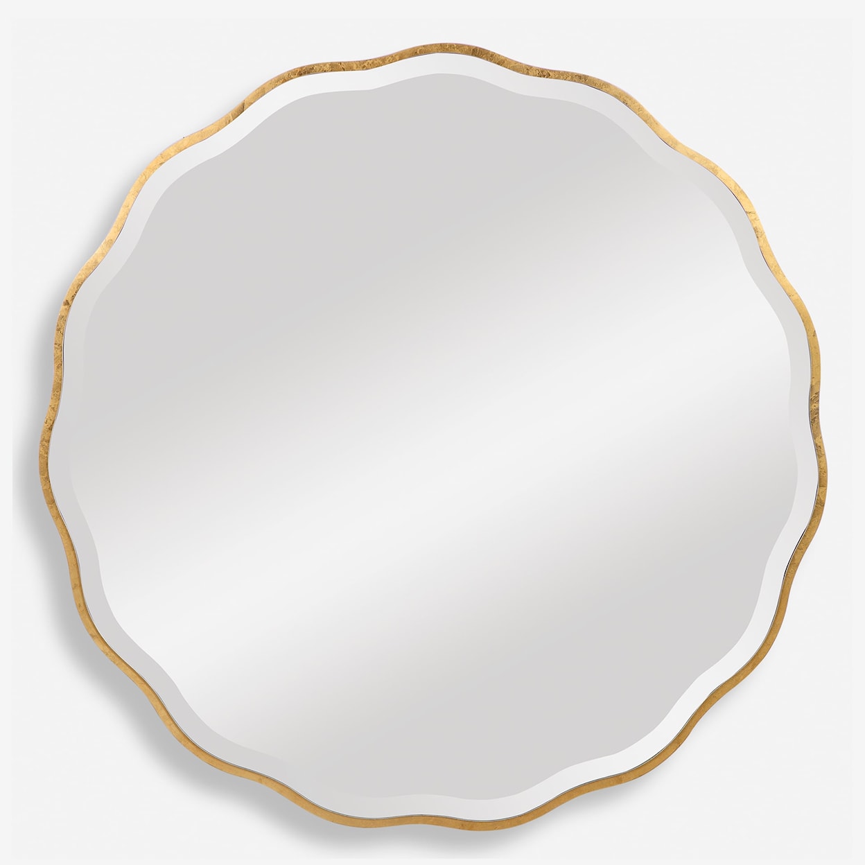 Uttermost Mirrors - Round Aneta Gold Round Mirror