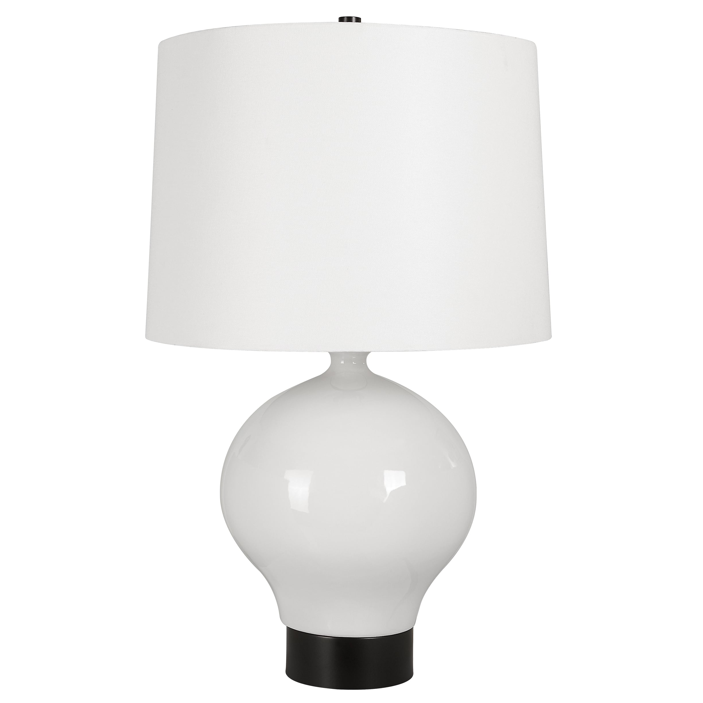 Gloss White Table Lamp
