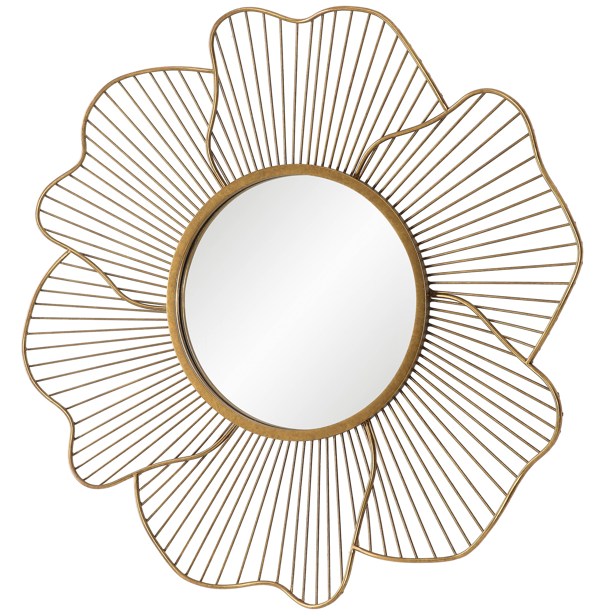 Blossom Gold Floral Mirror