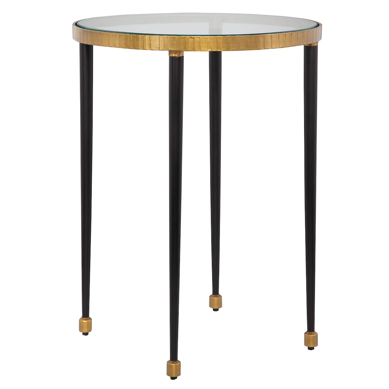 Uttermost Stiletto Stiletto Antique Gold Side Table