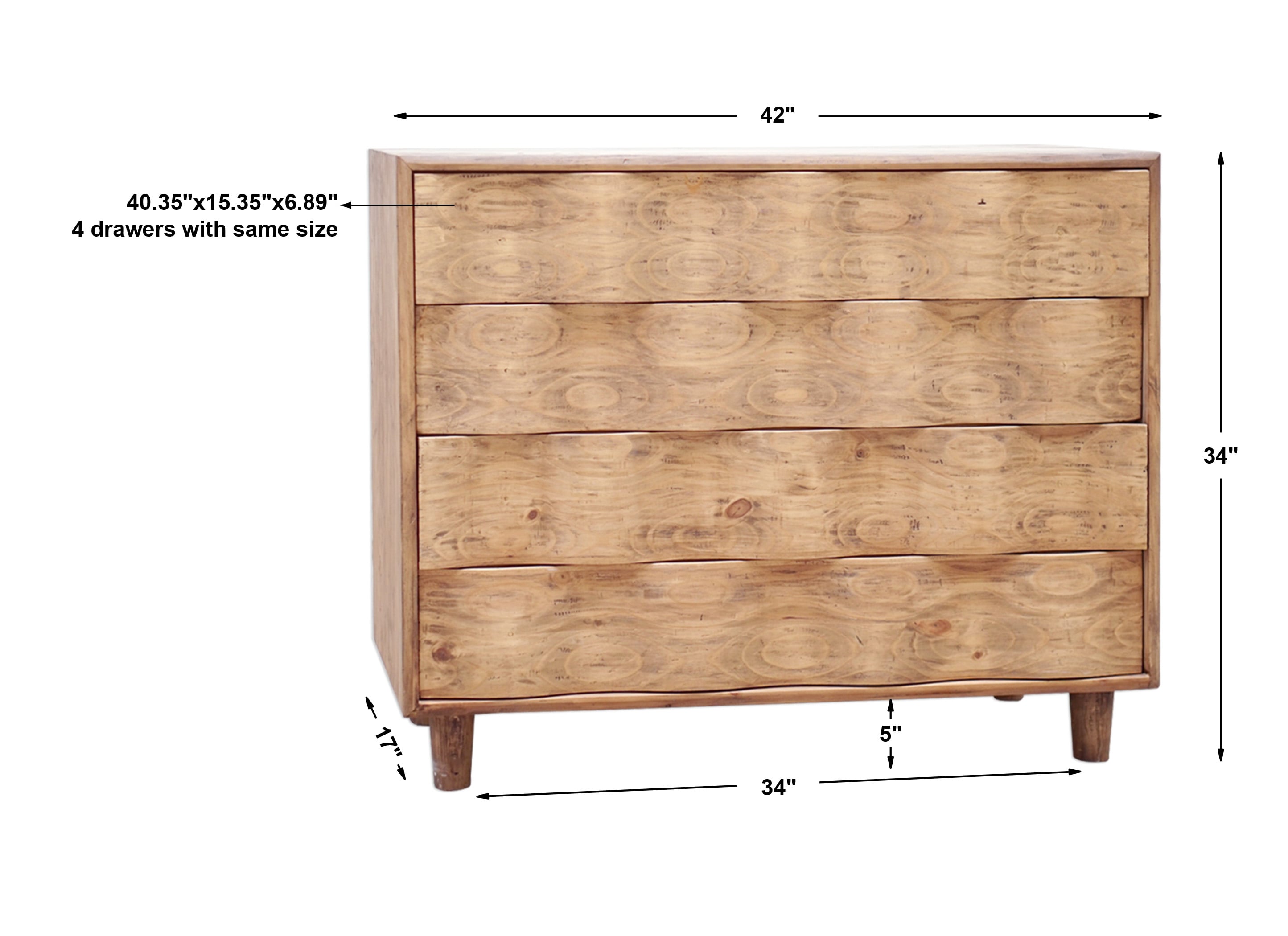 Uttermost Accent Furniture - Chests Crawford Light Oak Accent Chest