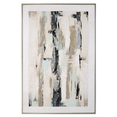 Placidity Hand Painted Abstract Art