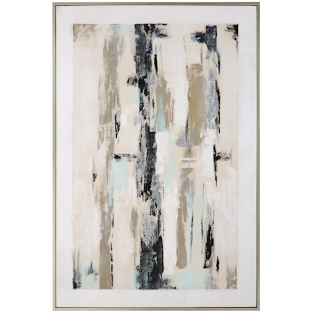 Placidity Hand Painted Abstract Art