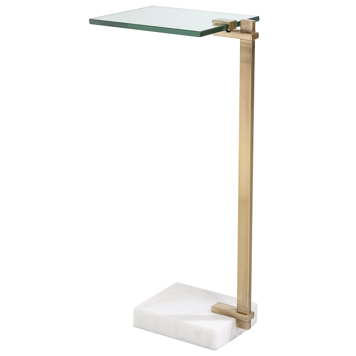 Uttermost Accent Furniture Butler Brass Accent Table