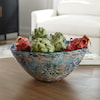 Uttermost Genovesa Genovesa Aqua Glass Bowl