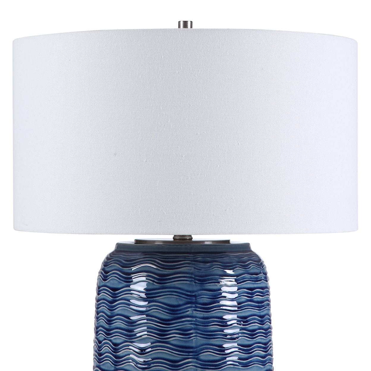 Uttermost Table Lamps Sedna Blue Table Lamp
