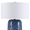 Uttermost Table Lamps Sedna Blue Table Lamp
