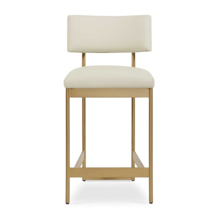 Apsley Gold Counter Stool