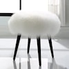 Uttermost Wooly Wooly Sheepskin Accent Stool