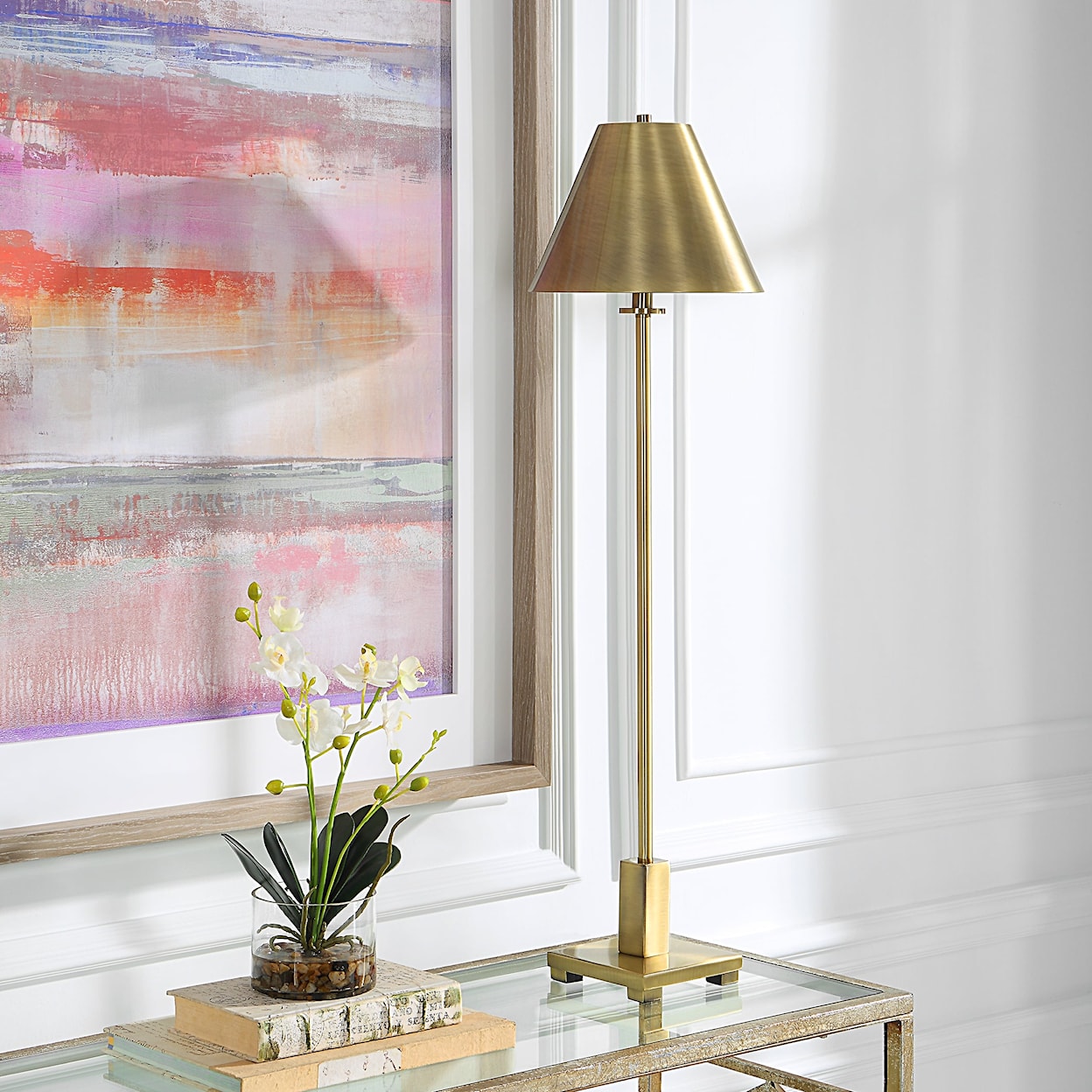 Uttermost Pilot Pilot Brass Buffet Lamp