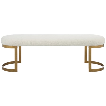 Infinity Gold Bench