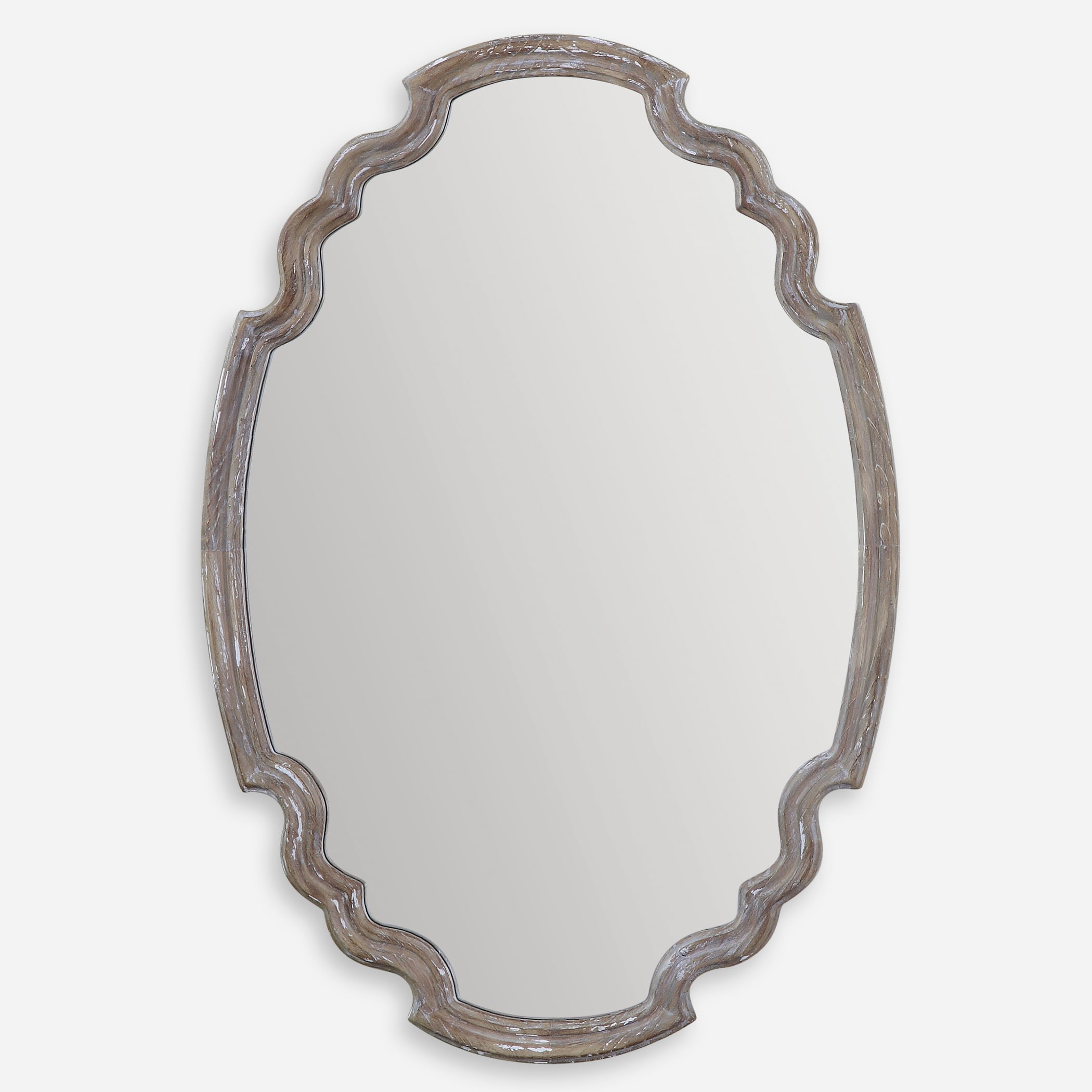 Ludovica Aged Wood Mirror