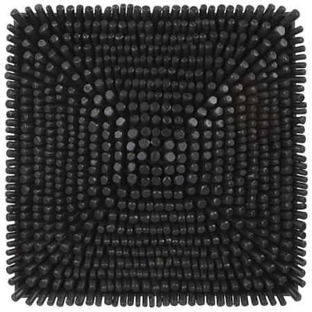 Portside Black Wood Wall Panel