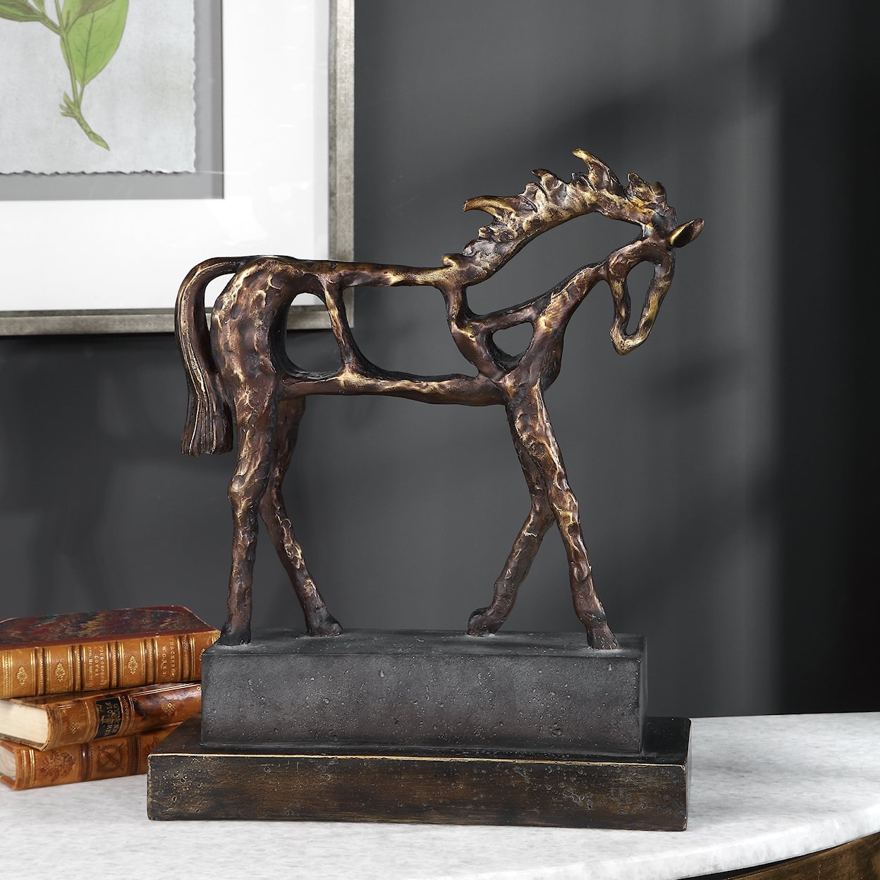 Uttermost Accessories - Statues and Figurines Titan Horse Sculpture