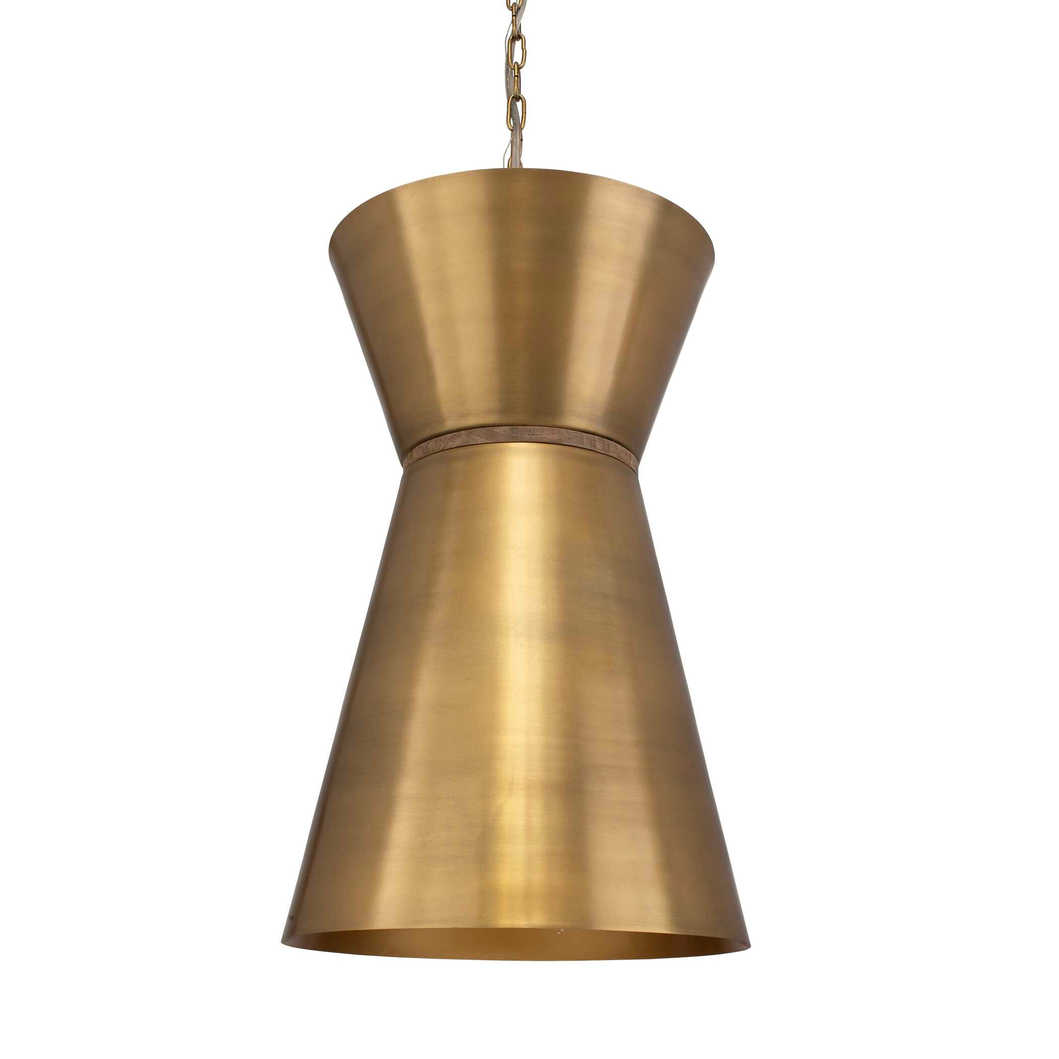 Uttermost Crocker Crocker Brass 1 Light Mini Pendant