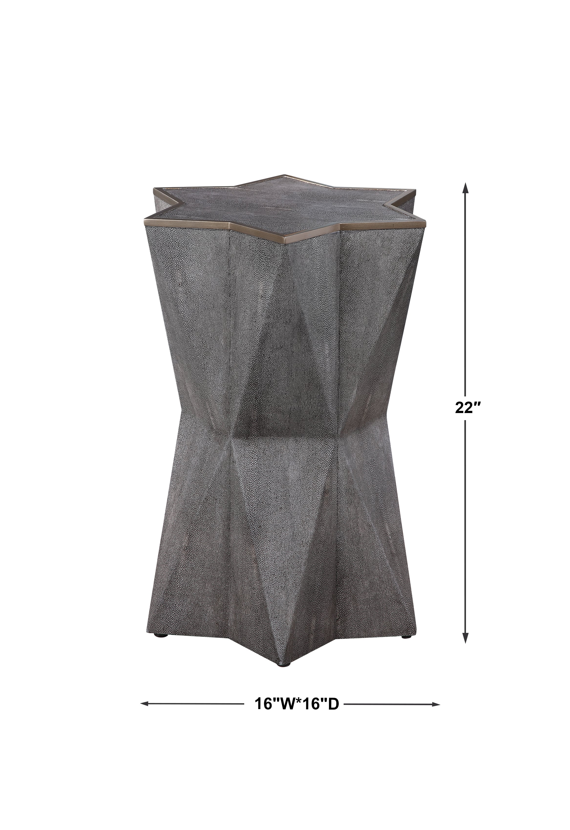 Uttermost Accent Furniture - Occasional Tables Capella Gray Accent Table