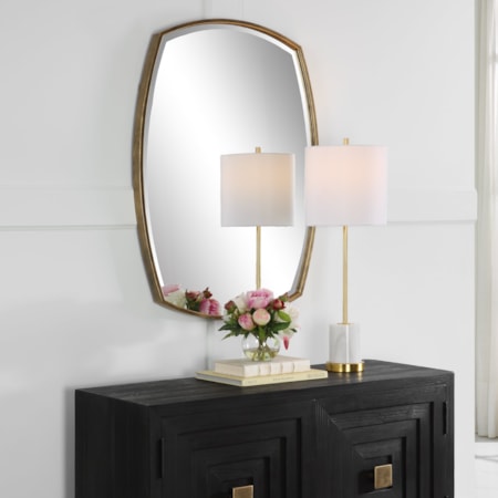 Varenna Aged Gold Vanity Mirror