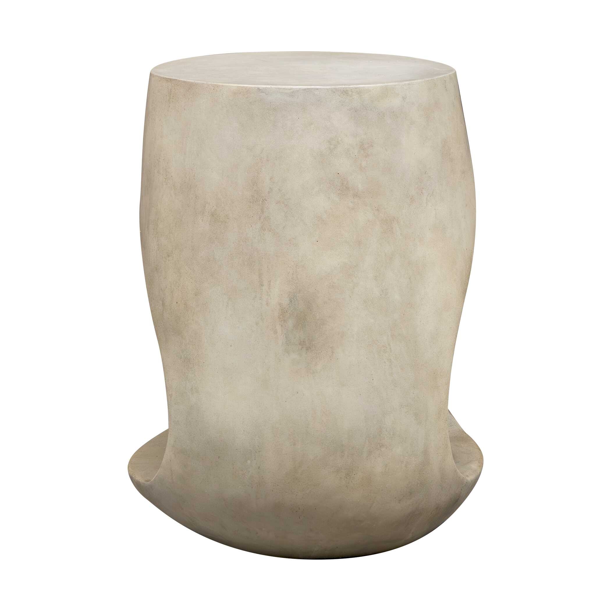 Uttermost Lithos Lithos Gray Outdoor Accent Table