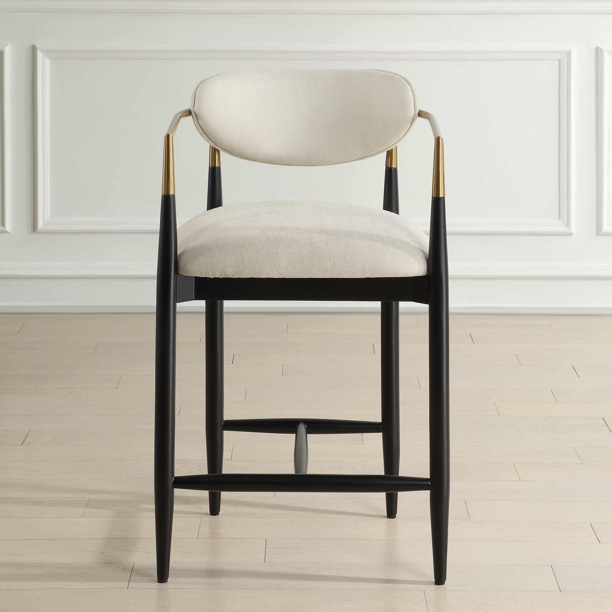 Moxie White Counter Stool